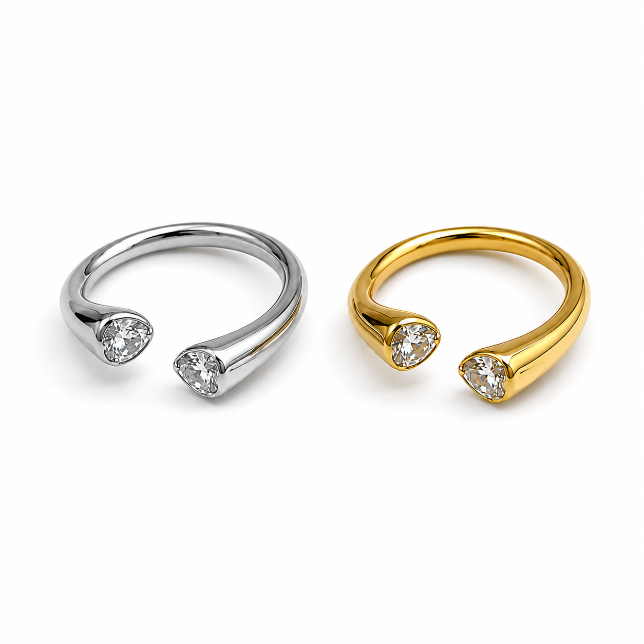 ANELLO DUE CUORI